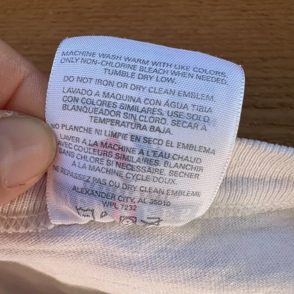 Vintage Jerzees County Of Mariposa Lifeguard Muscle Tank Top White/Red 100% Cott - Picture 8 of 10